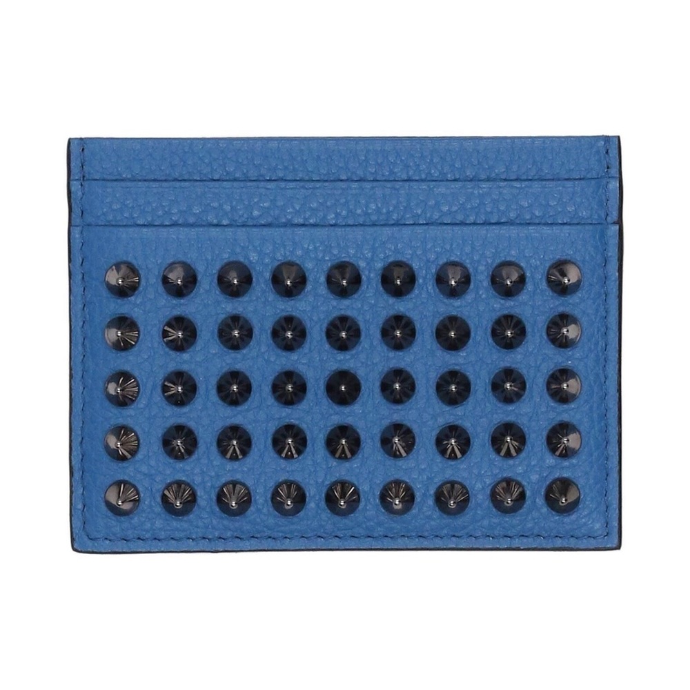 Brand New Christian Louboutin card holder, in Blue . New with Tags